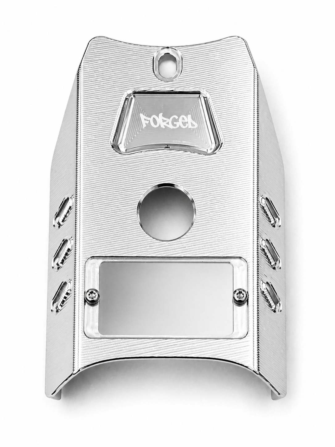 Silver chrome metal ignition cover for the Talaria XXX