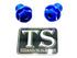 Titanium FastAce axle bolts — detail view