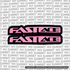 Fastace Fork Tube Decal (Without Fastace Icon)