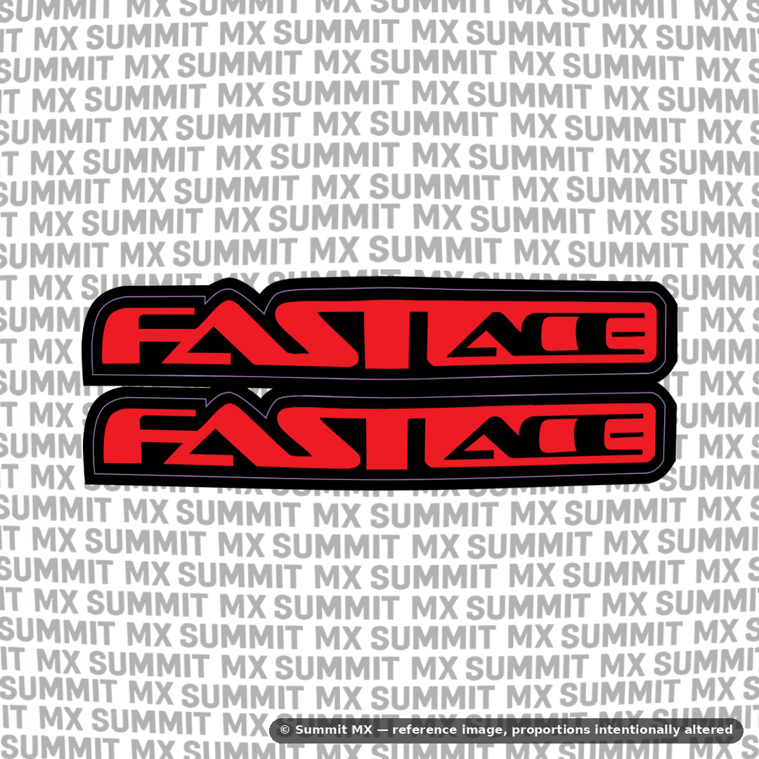 Fastace Fork Tube Decal