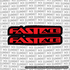 Fastace Fork Tube Decal (Without Fastace Icon)