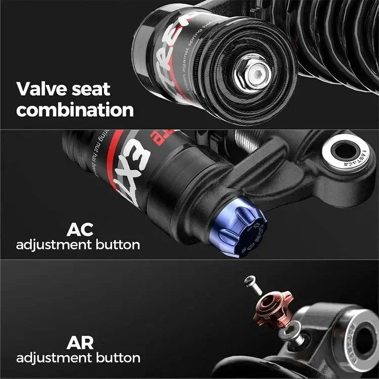 Fastace BDA53RC rear shock — spring detail