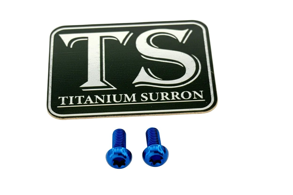 Formula reservoir titanium bolts on brake lever assembly