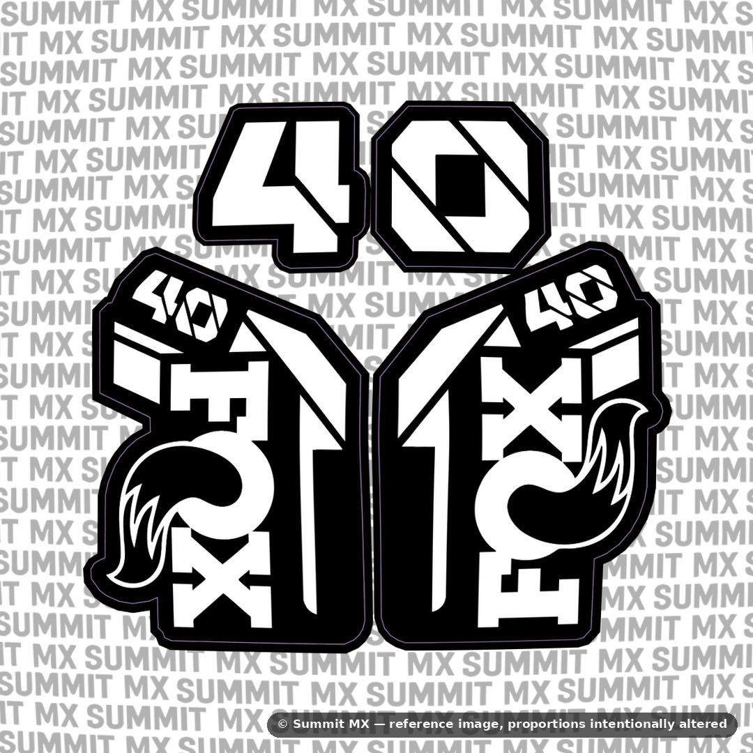 Fox 40 Fork Tube Decal