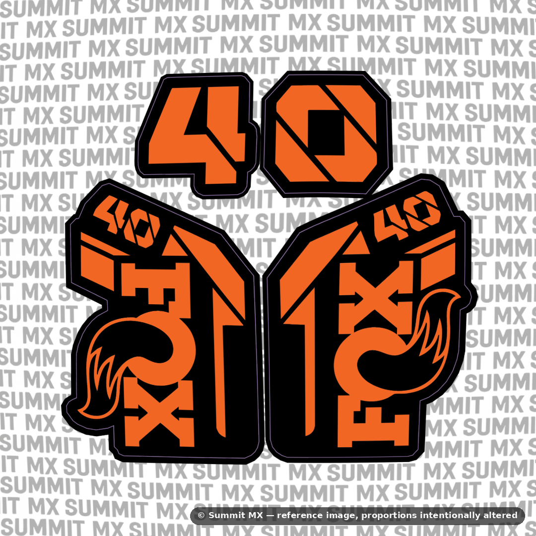 Fox 40 Fork Tube Decal