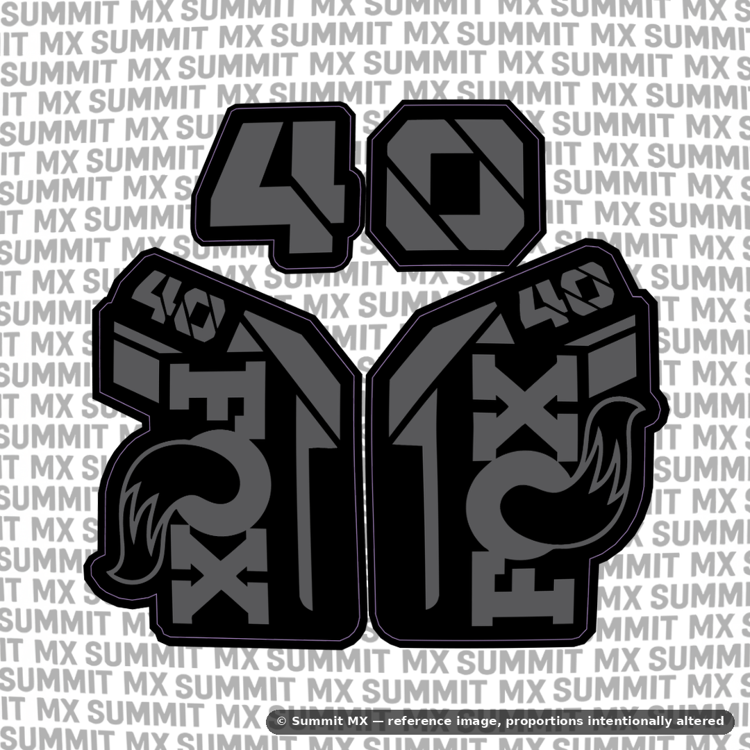 Fox 40 Fork Tube Decal