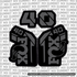 Fox 40 Fork Tube Decal