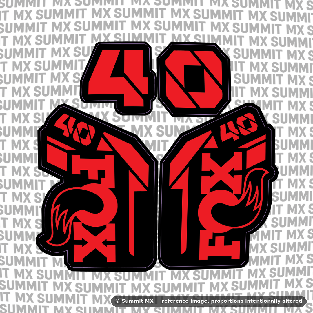 Fox 40 Fork Tube Decal