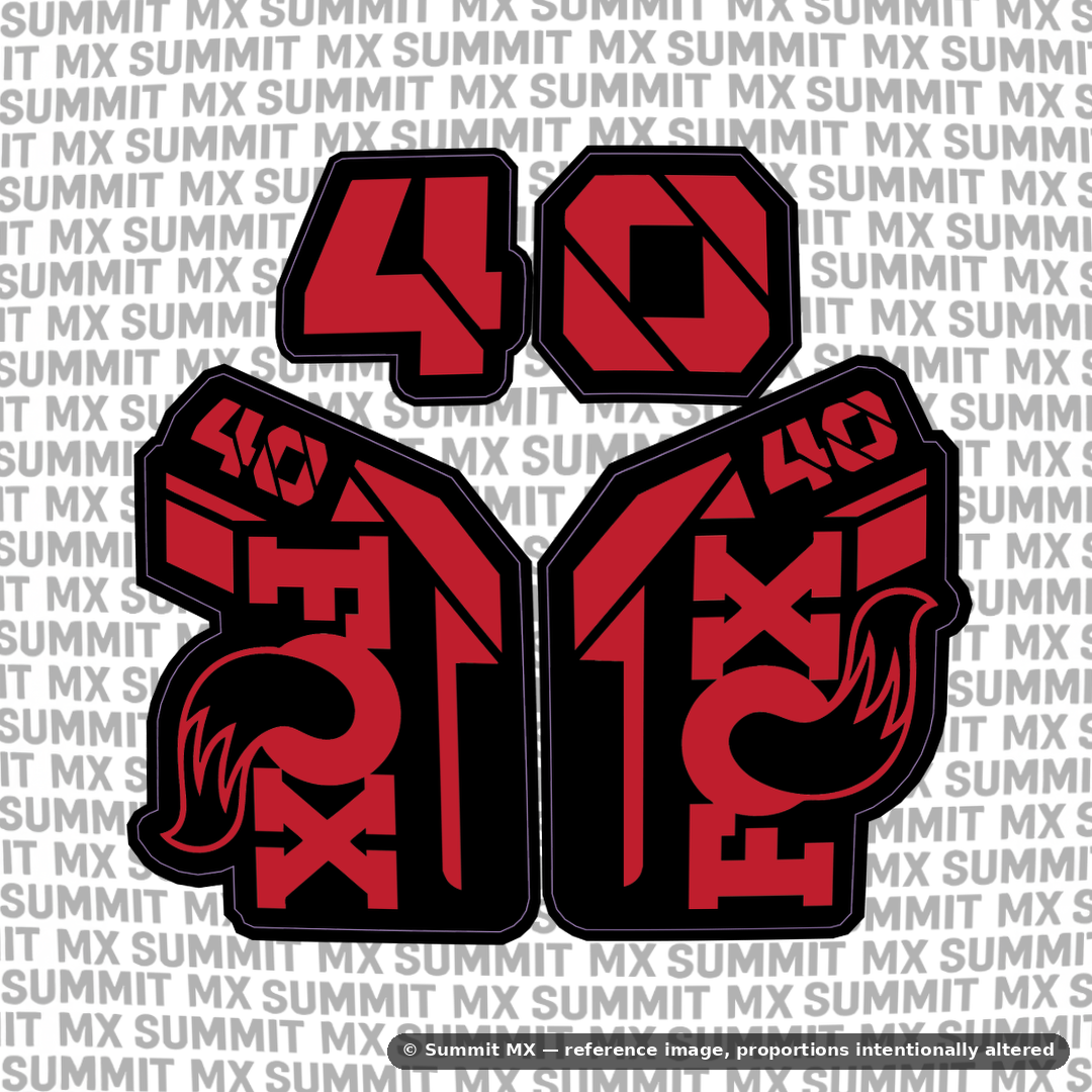 Fox 40 Fork Tube Decal