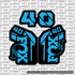 Fox 40 Fork Tube Decal