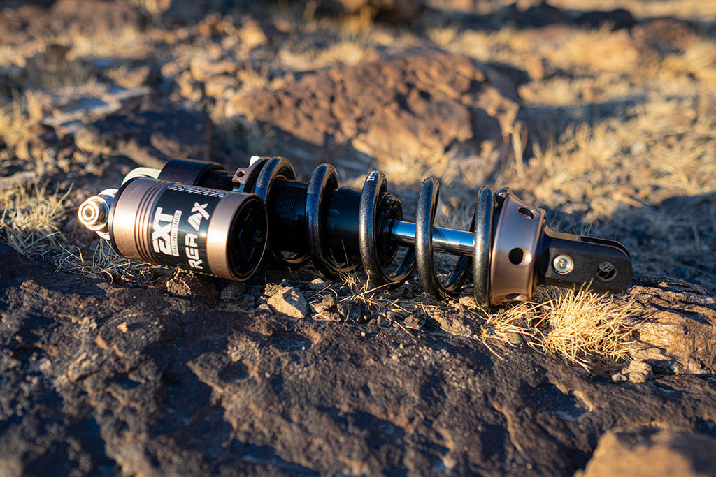 EXT REA MX rear shock for Sur-Ron Ultra Bee — side profile