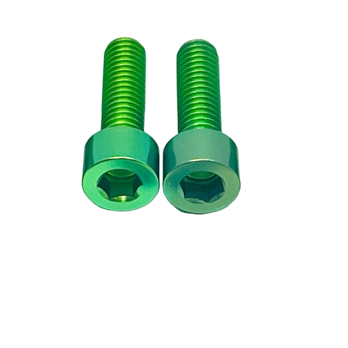 Titanium upper frame bolts — color option