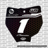 Hex Decal for KTM 65 Number Plate