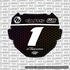 Hex Decal for ODI Number Plate