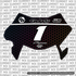 Hex Decal for Ultra Bee Number Plate