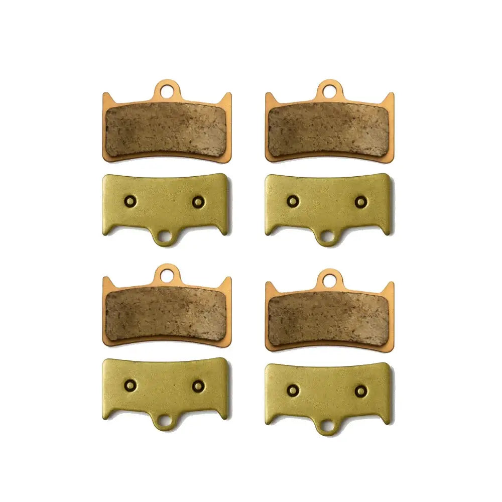 Copper sintered brake pads for Hope Tech — detail view