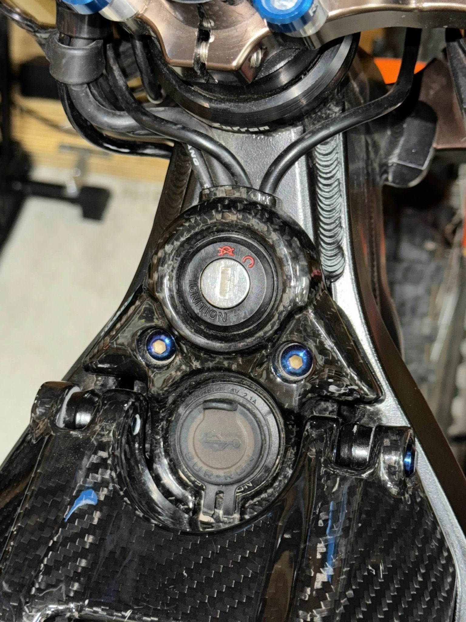 ShadowSlate camo wrap finish on Sur-Ron LBX panel