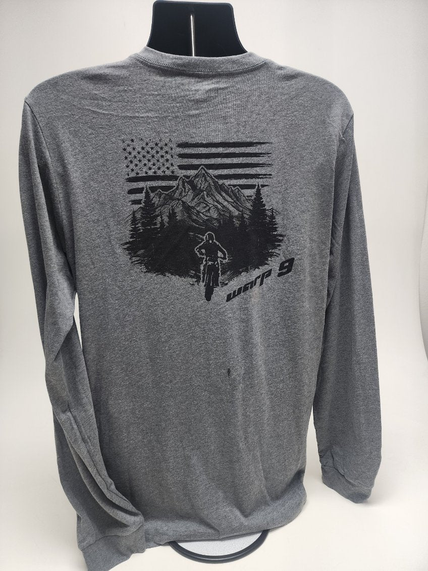 Warp 9 Gray Mountain Long-Sleeve Shirt