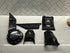 Carbon fiber vinyl wrap kit laid out for the Talaria XXX