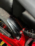 Carbon fiber motor cover wrap installed on a Talaria XXX