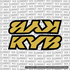 KYB Fork Tube Decal