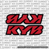 KYB Fork Tube Decal