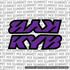 KYB Fork Tube Decal