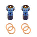 M10 x 1.00 Titanium Banjo Bolt – Grade 5 ( 2 pack )
