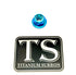 Titanium Lock M8 Nut - M8x1.25