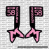 Marzocchi Bomber Fork Tube Decal