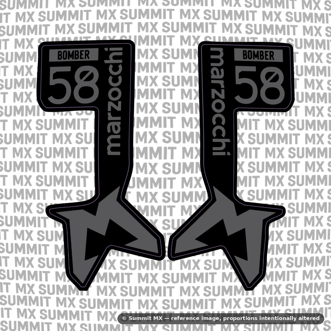 Marzocchi Bomber Fork Tube Decal