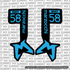 Marzocchi Bomber Fork Tube Decal