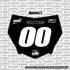 Motocutz Number Plate Decal