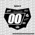 Motocutz Number Plate Decal