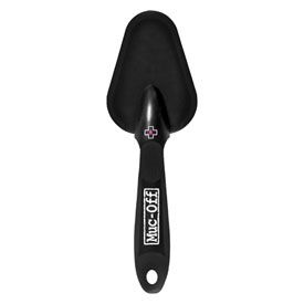 Muc-Off Detailing Brush with soft bristles for cleaning hard-to-reach areas on a motorcycle