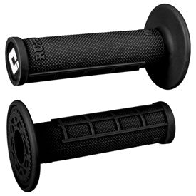 Odi Ruffian Half-Waffle MX Grips Hot