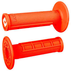 Odi Ruffian Half-Waffle MX Grips Hot