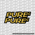 Pure Fork Tube Decal