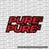 Pure Fork Tube Decal