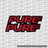 Pure Fork Tube Decal