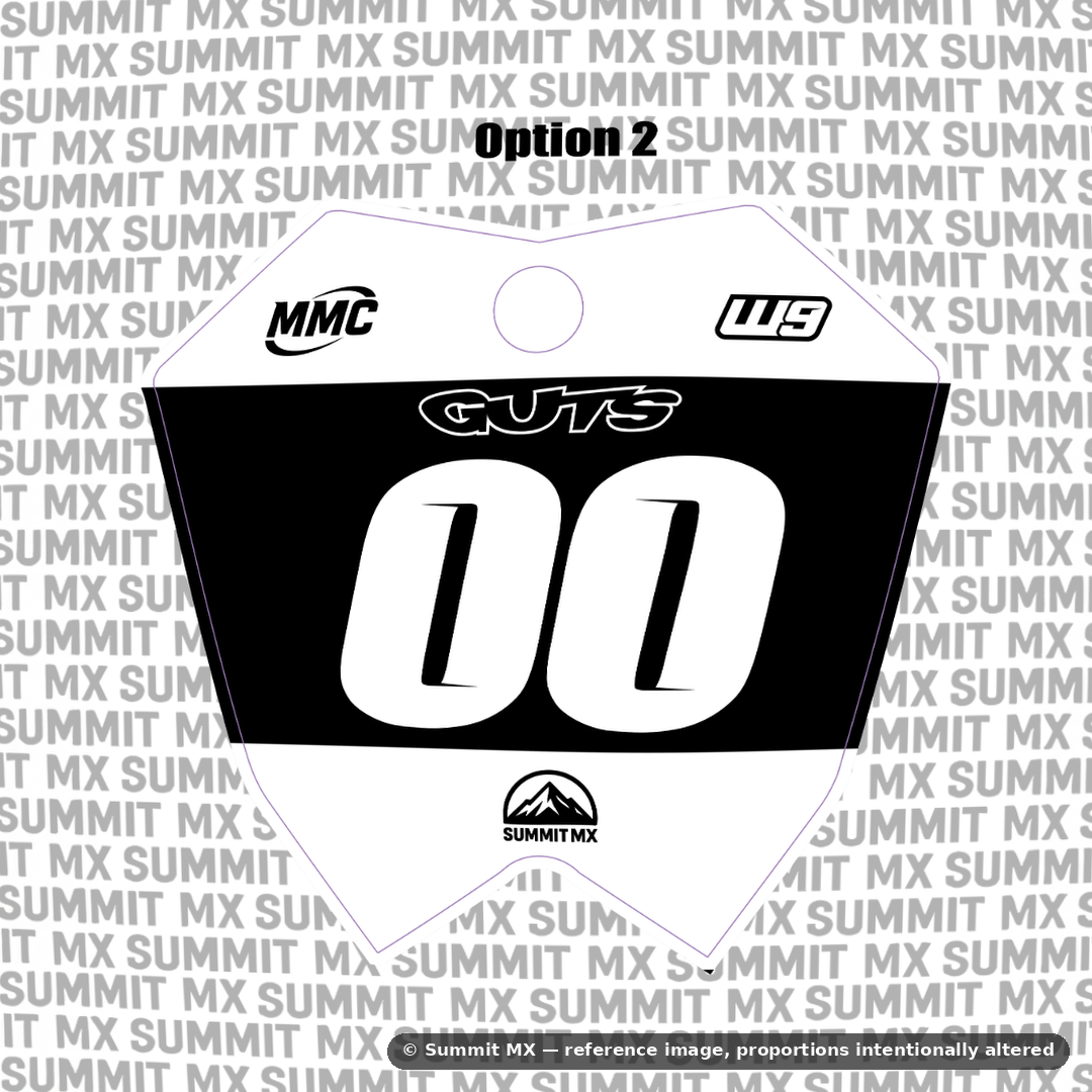 Pre-Designed RTR Number Plate Decal