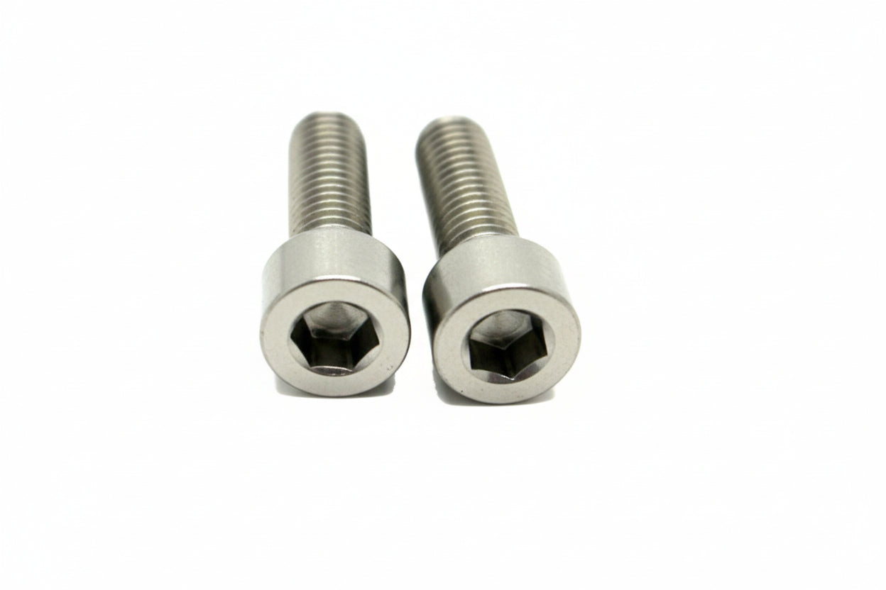 Titanium Formula brake mount bolts — set view