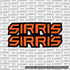 Sirris Fork Tube Decal