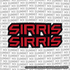 Sirris Fork Tube Decal