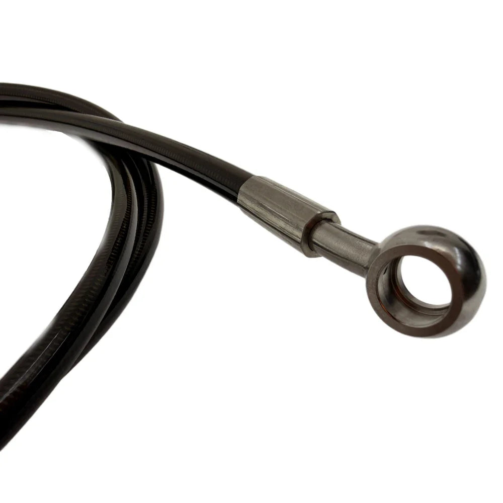 FactoryZ steel braided rear hand brake line for Stark Varg — full length