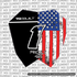 Stars & Stripes Full Color Decal for RTR Number Plate