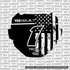 Stars & Stripes Number Plate Decal