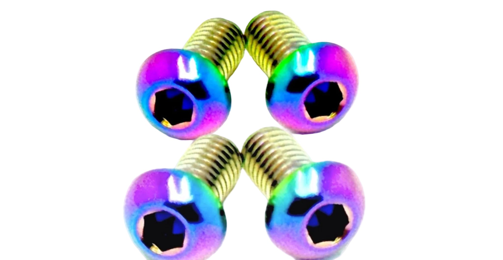 Titanium controller mount bolts for e-moto — color option