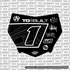 Switchback Number Plate Decal