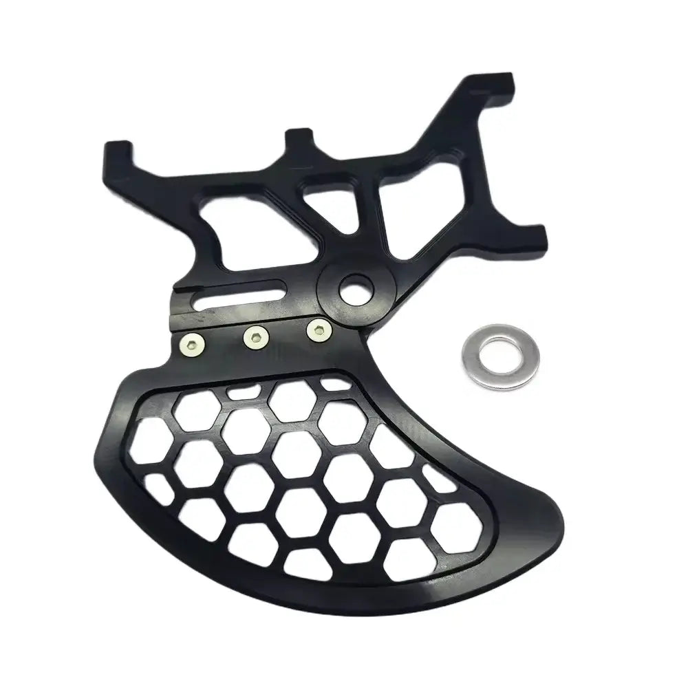 Dual caliper bracket — installed with dual calipers